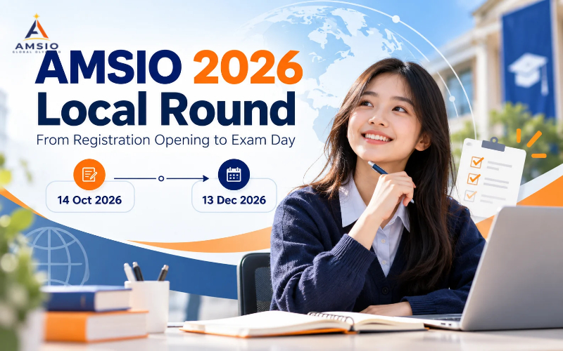 AMSIO 2026 Local Round: What to Prepare from Registration Opening on 14 October to Exam Day