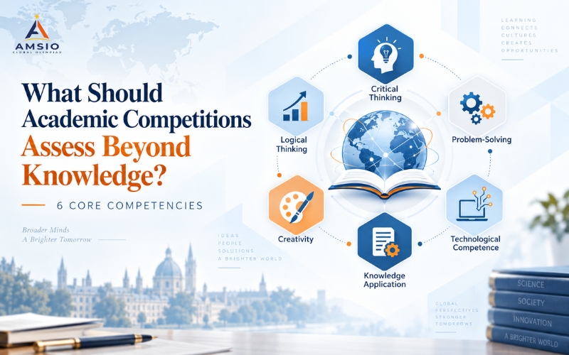 What Should an International Academic Competition Assess Beyond Knowledge?